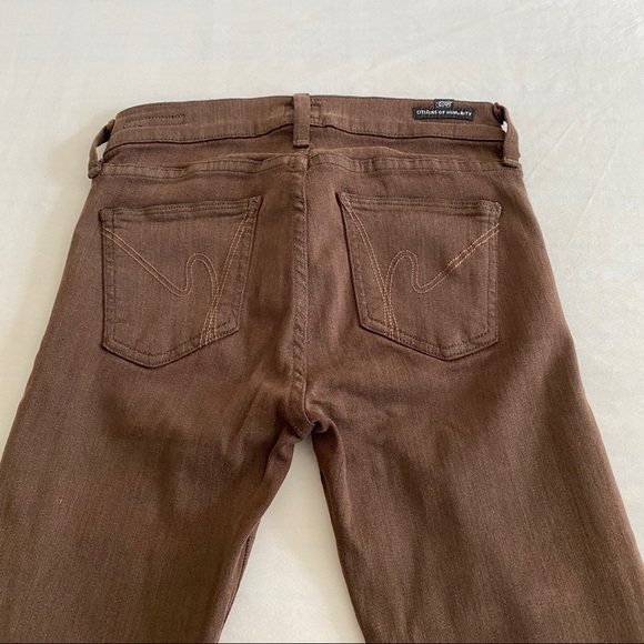 Citizens of Humanity Brown Avedon Skinny Jeans 25 - Picture 5 of 11